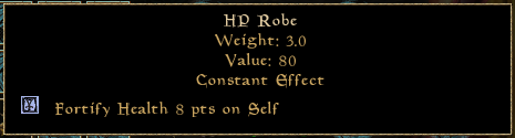 HP Robe with Fortify Health